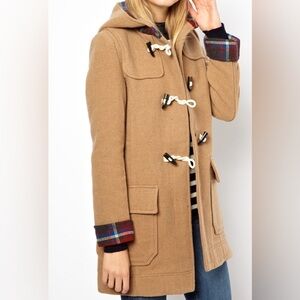 Thread & Supply Camel Hooded Trench Coat